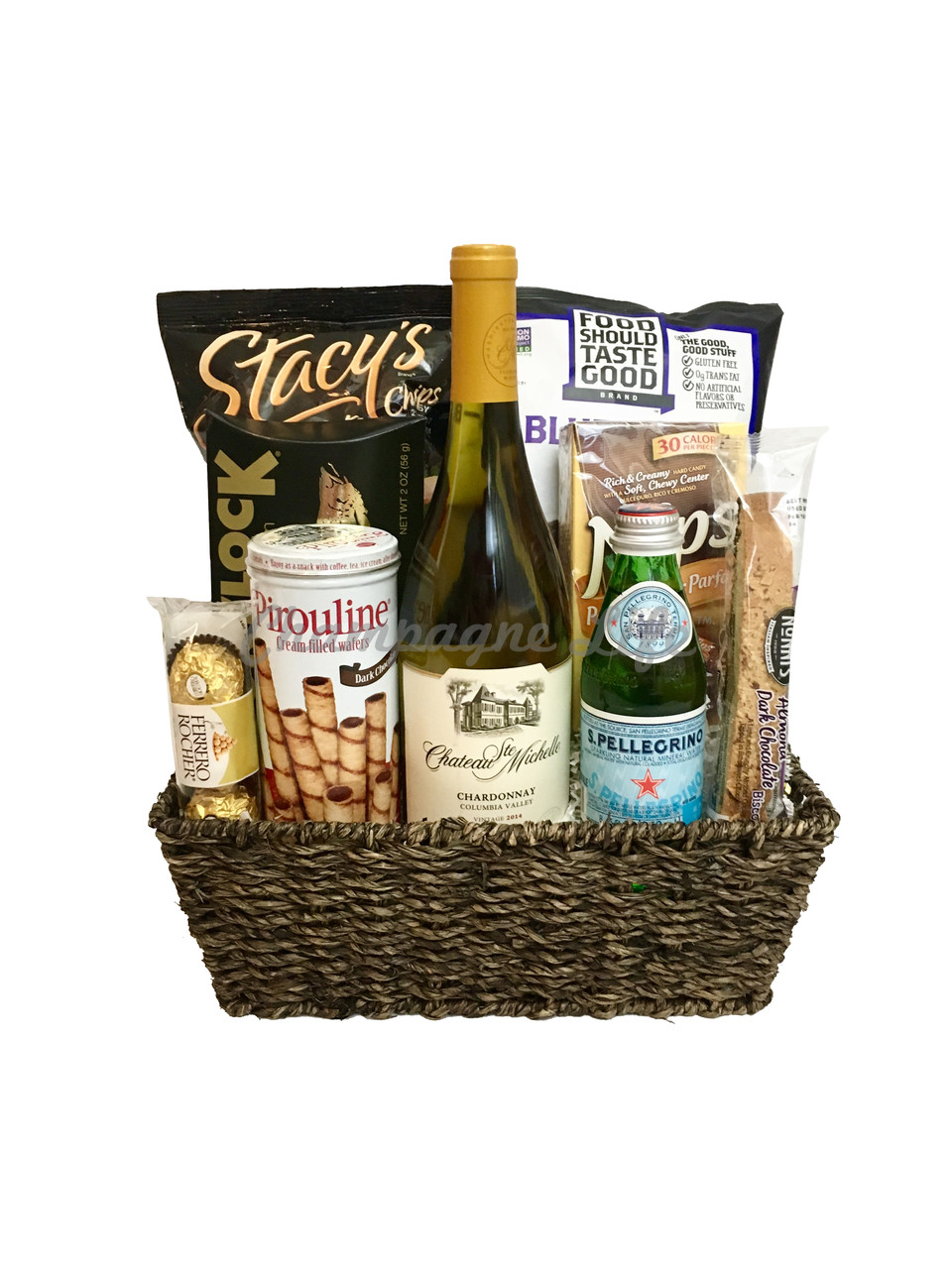 Champagne Gift Basket Ideas
 Gourmet Goo s Wine Basket Champagne Life Gift Baskets