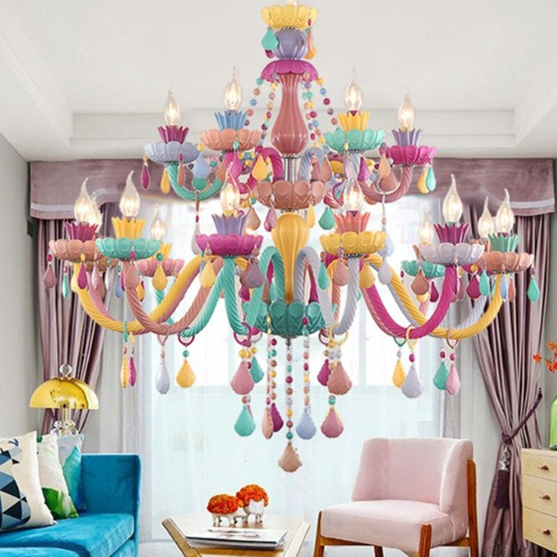 Chandelier Kids Room
 Multi color chandelier for Children room Bedroom Nursery