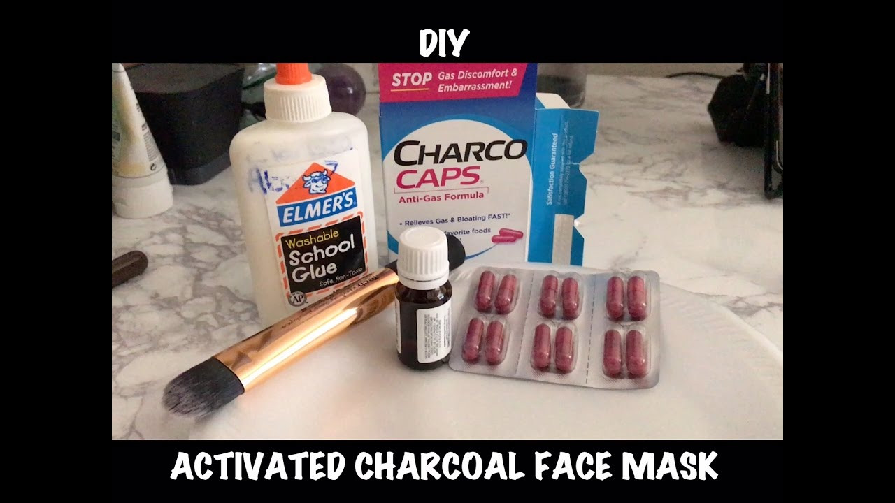 Charcoal Face Mask DIY
 DIY Activated Charcoal face mask