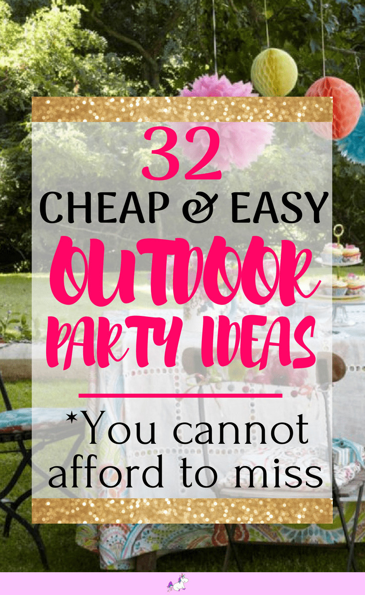 Cheap Backyard Party Ideas
 32 Amazing Garden Party Ideas You Need To Try Right Now