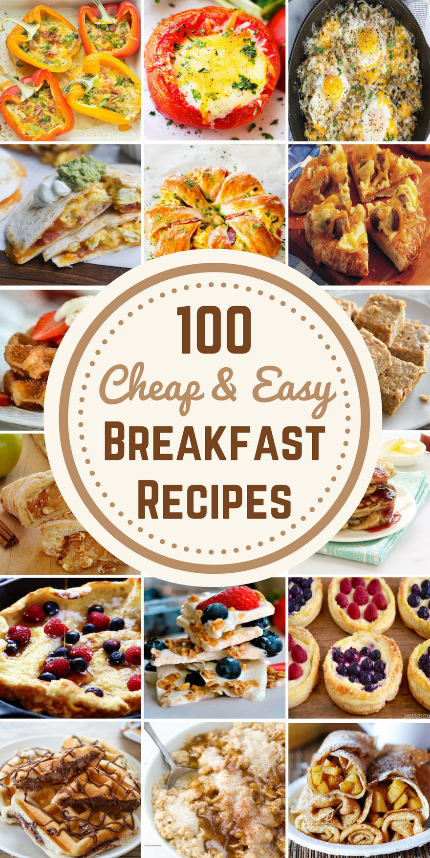 Cheap Breakfast Recipes
 100 Cheap & Easy Breakfast Recipes Prudent Penny Pincher