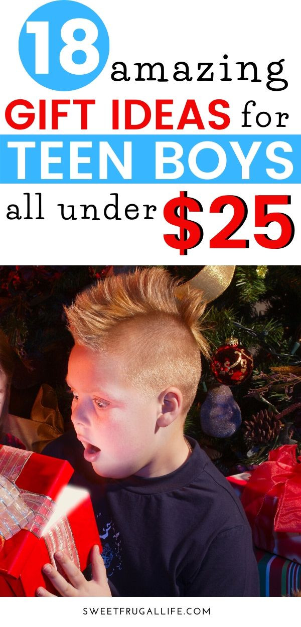 Cheap Gift Ideas For Boys
 Cheap Gift Ideas for Teen Boys All Under $25 Sweet