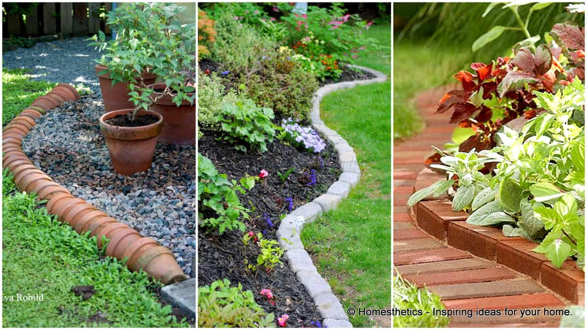 Cheap Landscape Edging
 17 Simple and Cheap Garden Edging Ideas For Your Garden