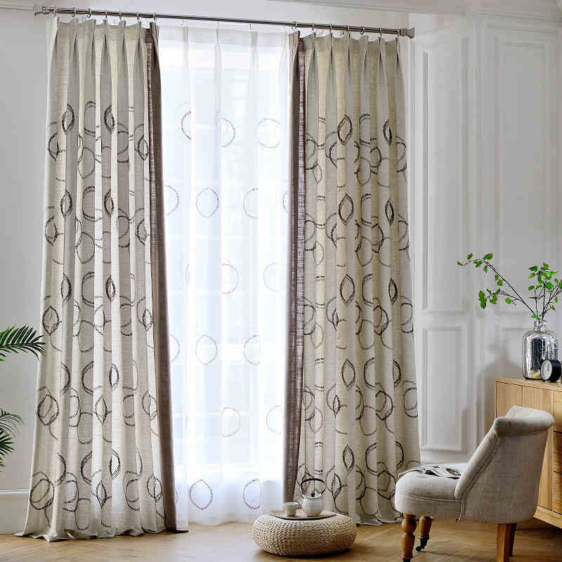 Cheap Living Room Curtains
 Linen Curtains For Living Room Cotton Sheer Bedroom Cheap