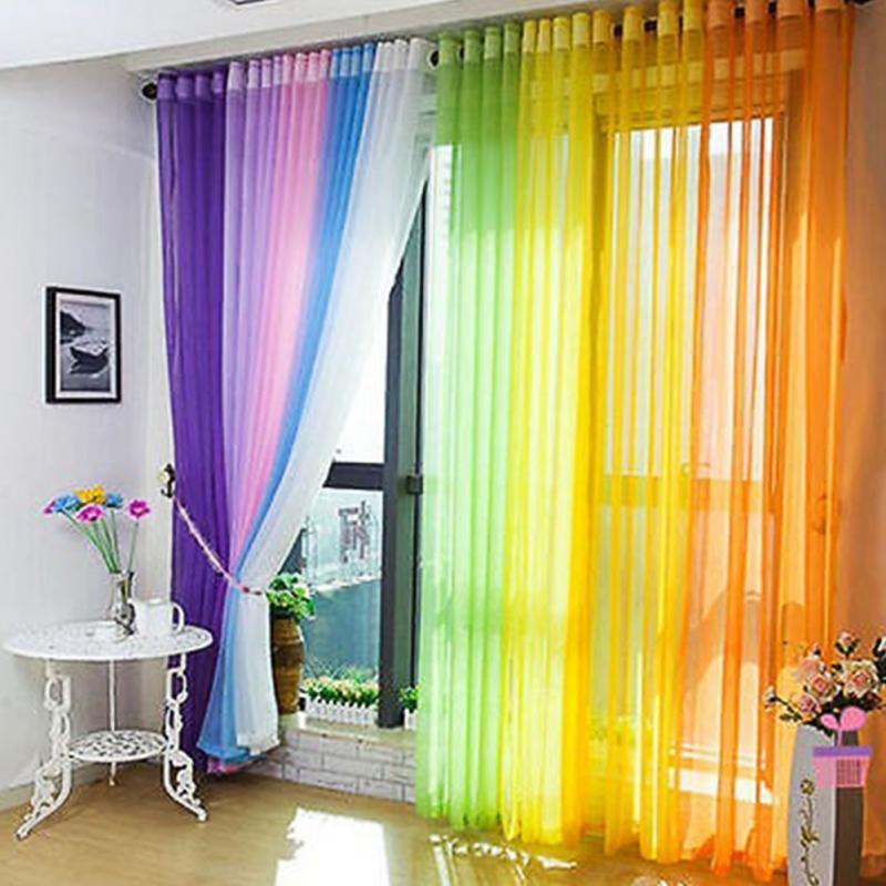 Cheap Living Room Curtains
 Bedroom Cheap Ready Made Finished Organza Child Window