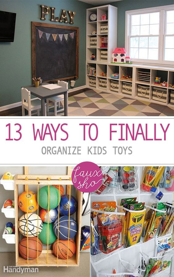 Cheap Organizing Ideas For Kids Rooms
 13 Ways to Finally Organize Kids Toys