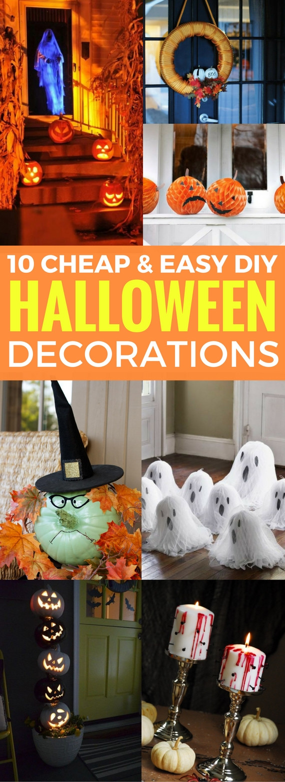 Cheap Outdoor Halloween Decorations
 10 Cheap And Easy DIY Halloween Decorations Craftsonfire