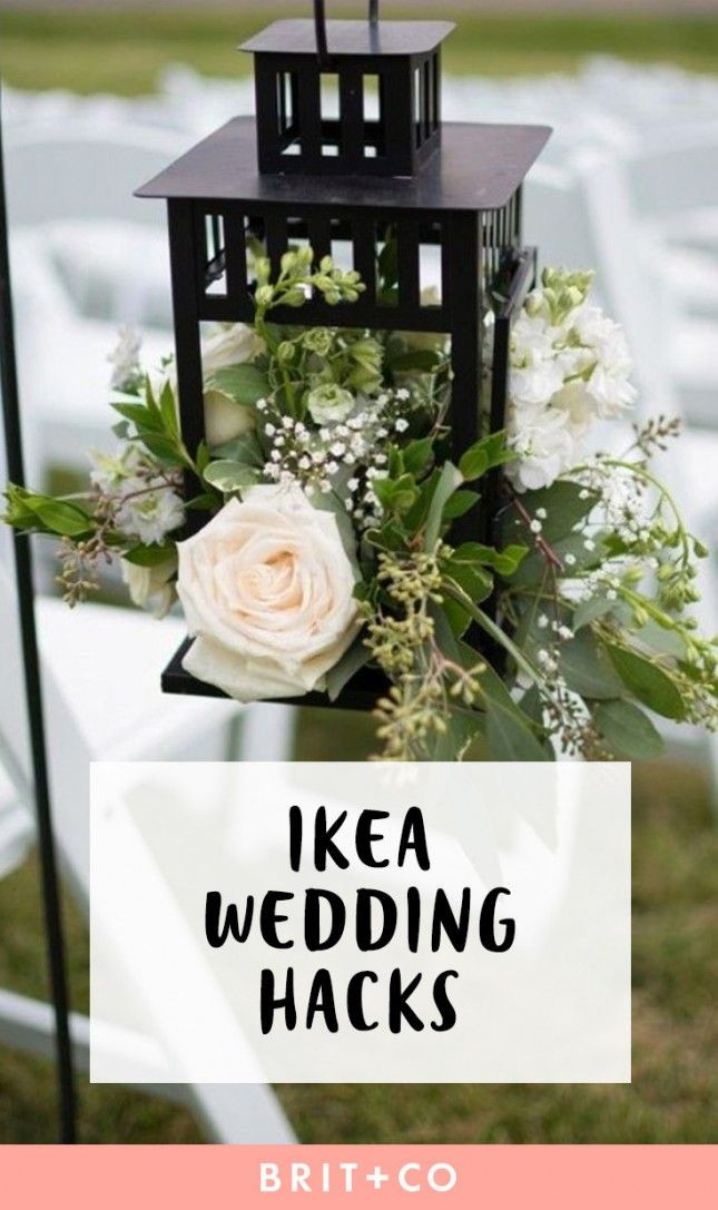 Cheap Wedding Decorations DIY
 Bookmark this for fun cheap IKEA hacks to try for your