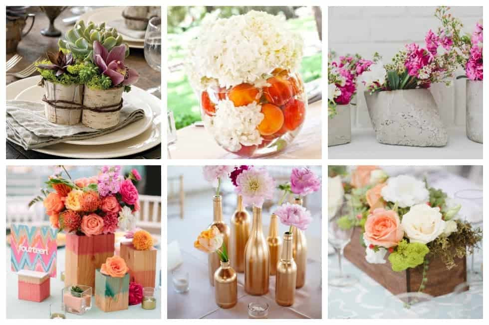 Cheap Wedding Table Decorations
 25 Stunning DIY Wedding Centerpieces to Make on a Bud
