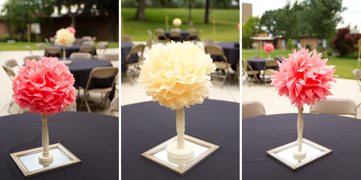 Cheap Wedding Table Decorations
 Made on Main Craft Confessions