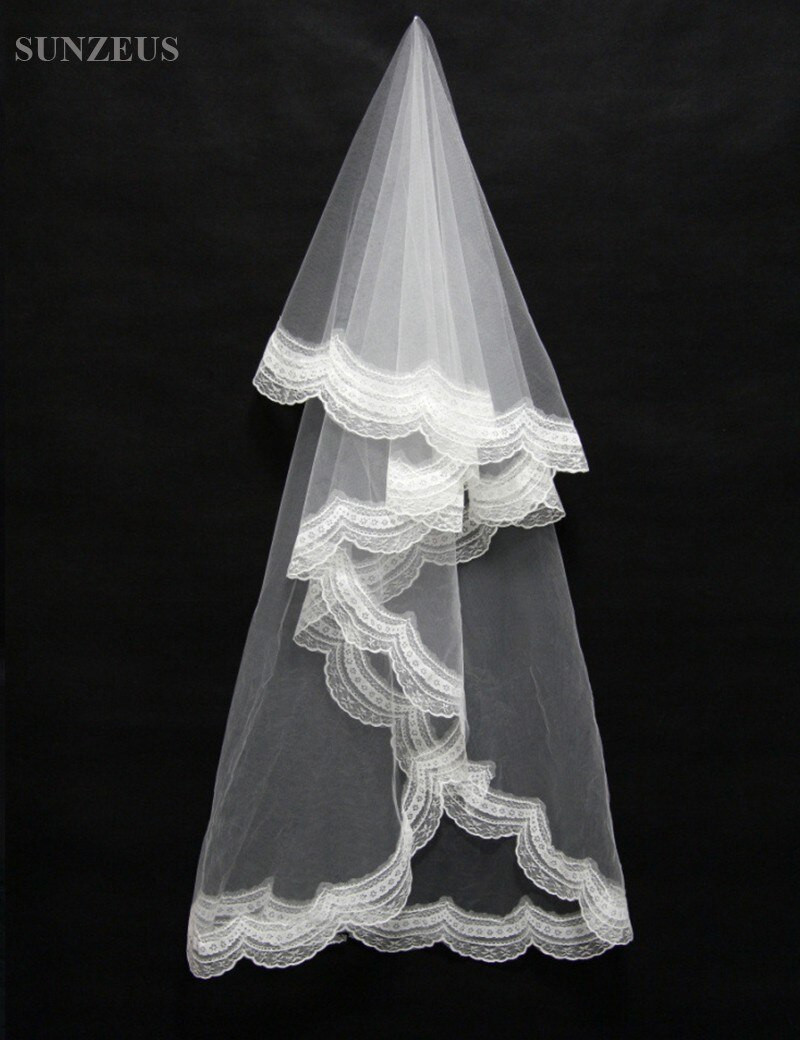 Cheap Wedding Veils For Sale
 Cheap Bridal Veil Sale Two Layers Lace Wedding