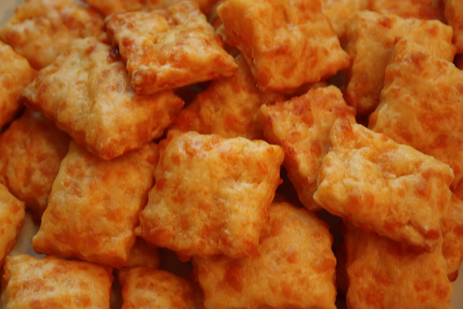 Cheddar Cheese Crackers
 Christy Robbins Cheddar Crackers faux Cheez Its