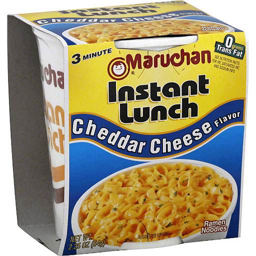 Cheese Ramen Noodles
 Maruchan Instant Lunch Ramen Noodles Cheddar Cheese