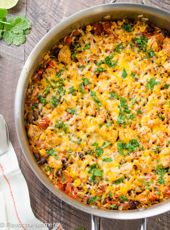 Cheesy Mexican Rice
 30 Minute Cheesy Mexican Rice Casserole Flavor the Moments