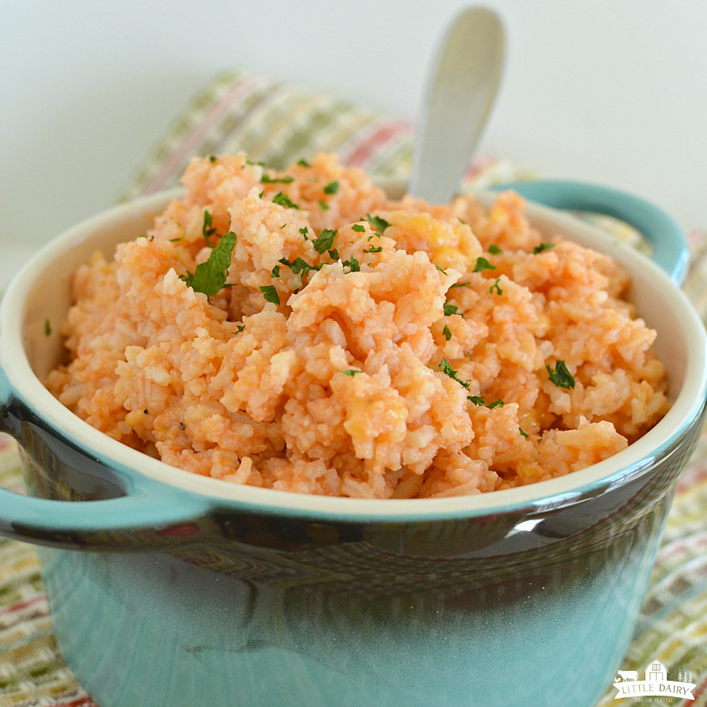 Cheesy Mexican Rice
 Cheesy Spanish Rice Pressure Cooker Little Dairy