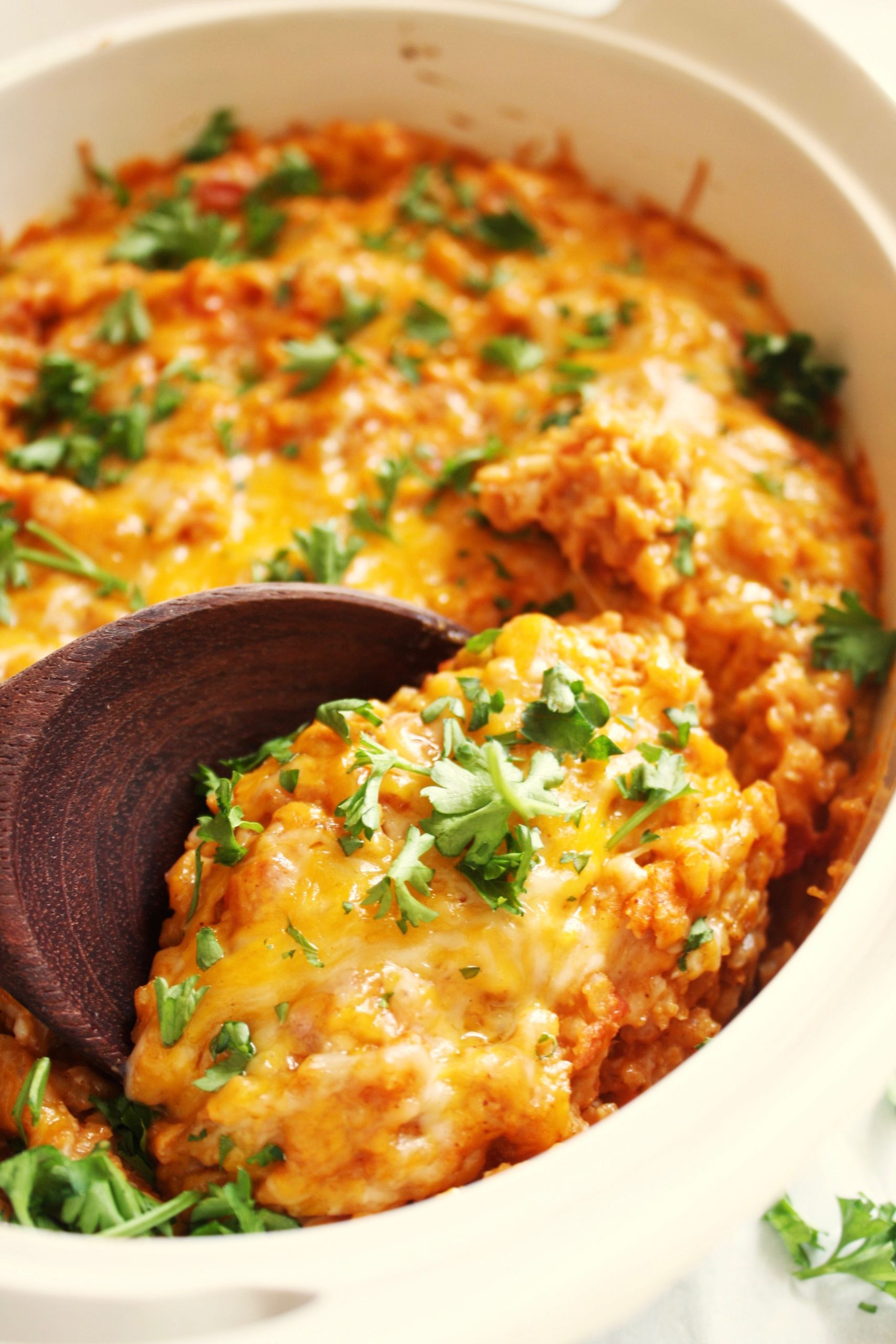 Cheesy Side Dishes
 Cheesy Mexican Rice Casserole