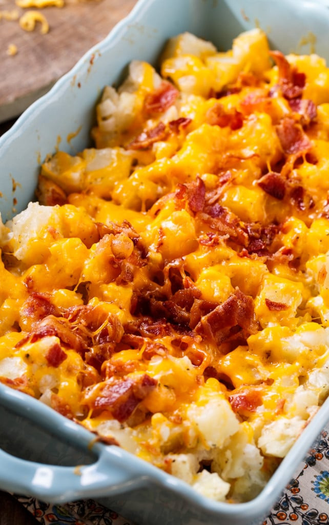 Cheesy Side Dishes
 Cheesy Bacon Ranch Potatoes Spicy Southern Kitchen