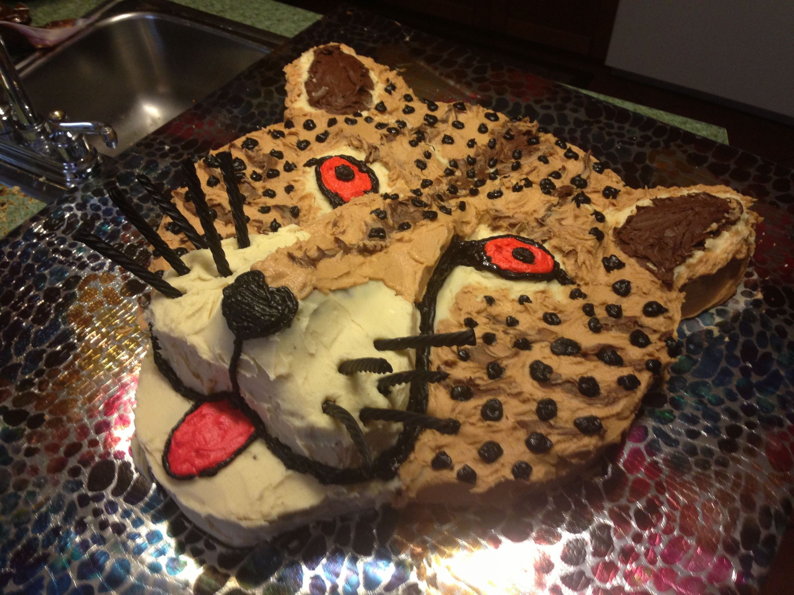 Cheetah Birthday Cake
 Cheetah Birthday Cake Isabelle s birthday