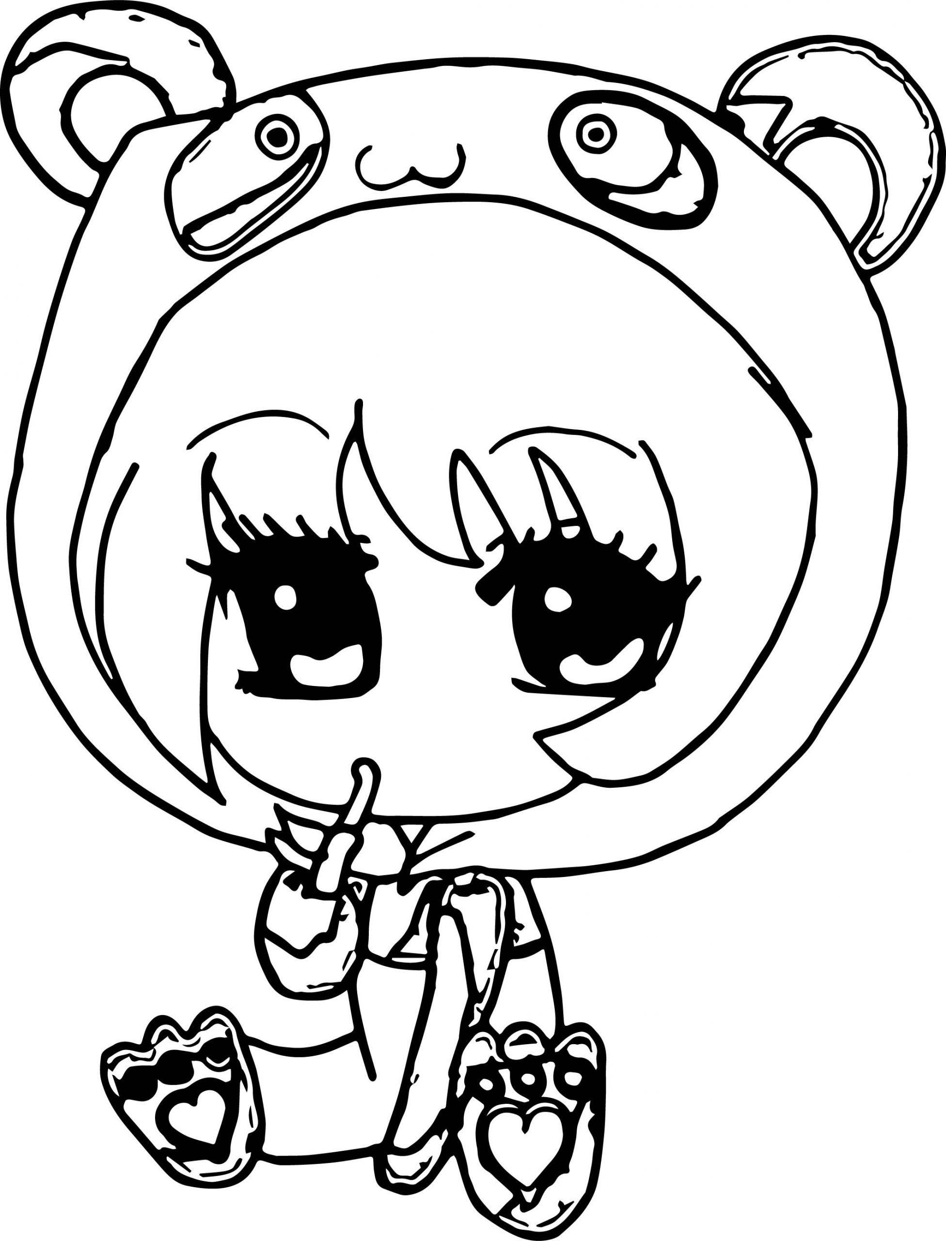 Chibi Girls Coloring Pages
 Anime Chibi Girl Coloring Pages