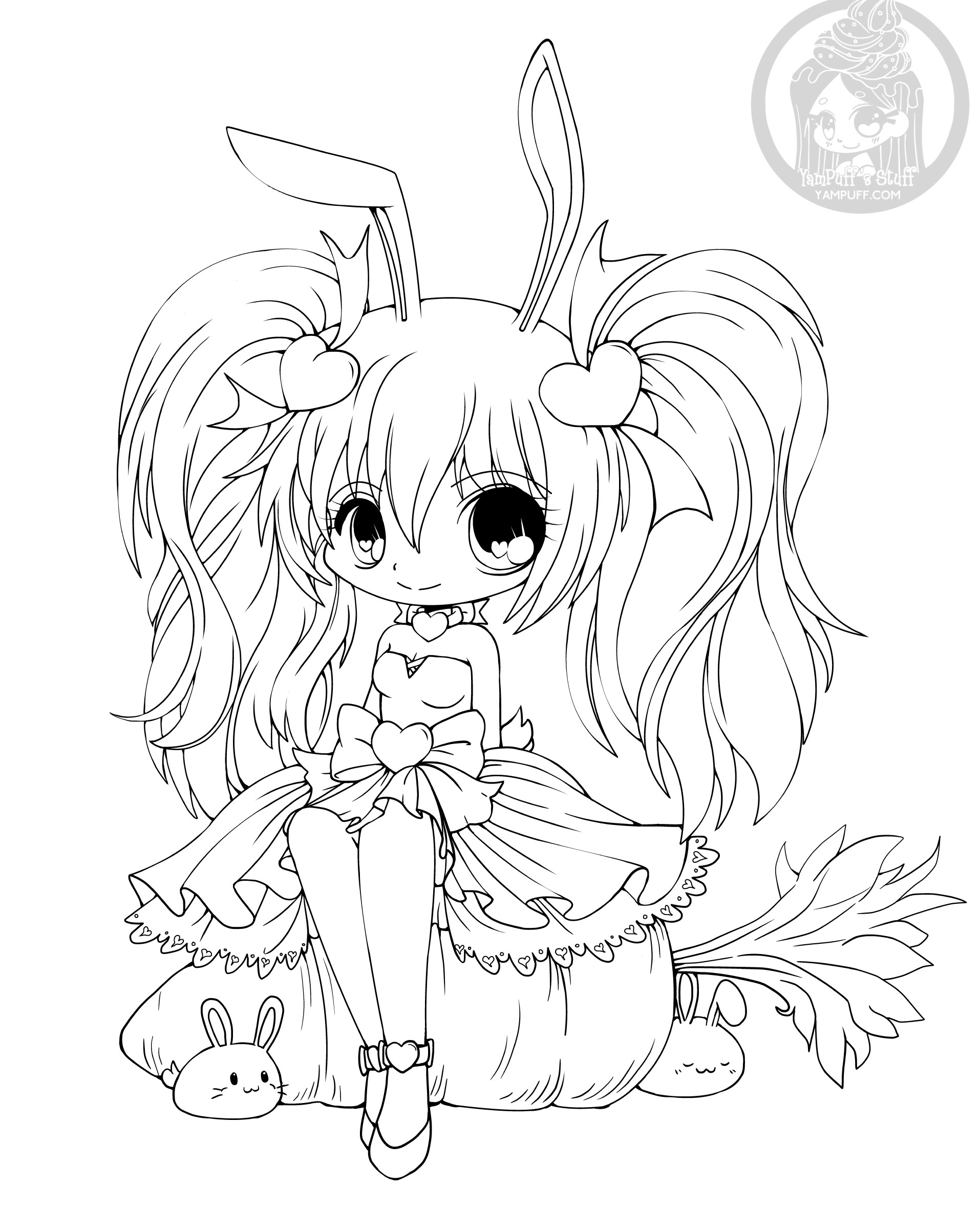 25 Best Ideas Chibi Girls Coloring Pages Home Family Style And Art 