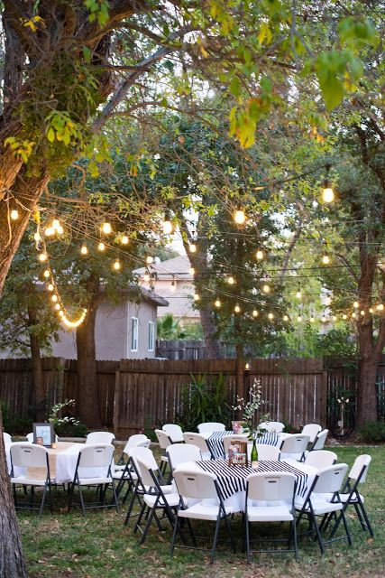Chic Simple Backyard Graduation Party Decorating Ideas
 Backyard Birthday Party For the Guy in Your Life