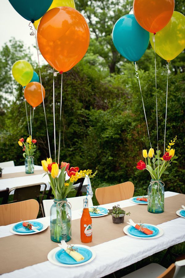 Chic Simple Backyard Graduation Party Decorating Ideas
 Fun Outdoor Birthday Party Décor Ideas