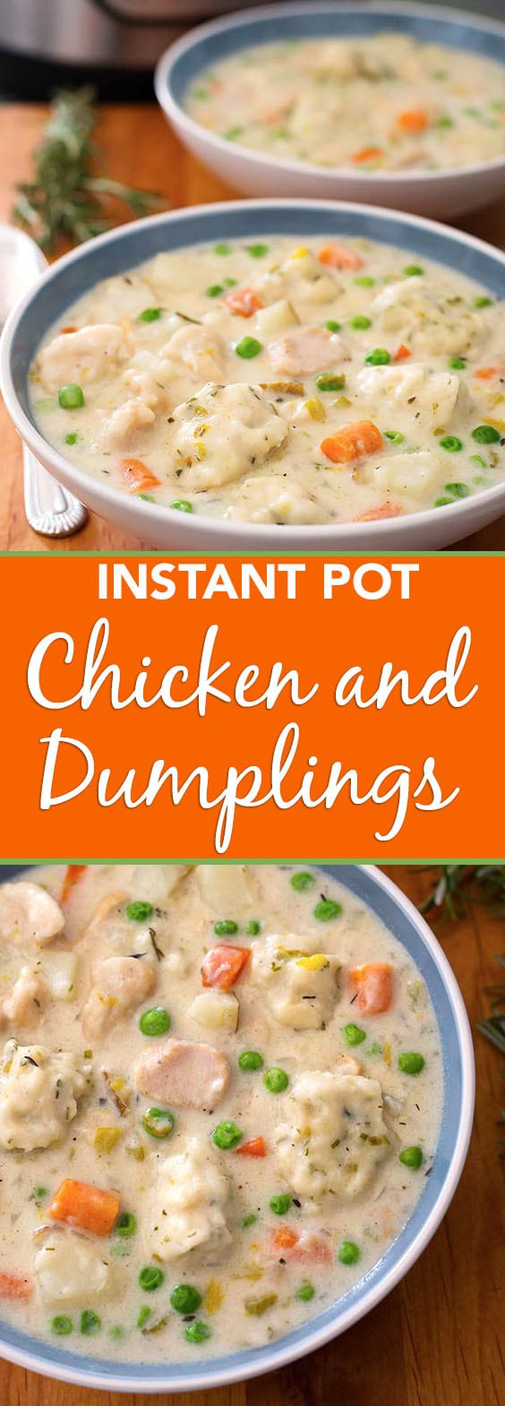 Chicken And Dumplings In Instant Pot
 Instant Pot Chicken and Dumplings