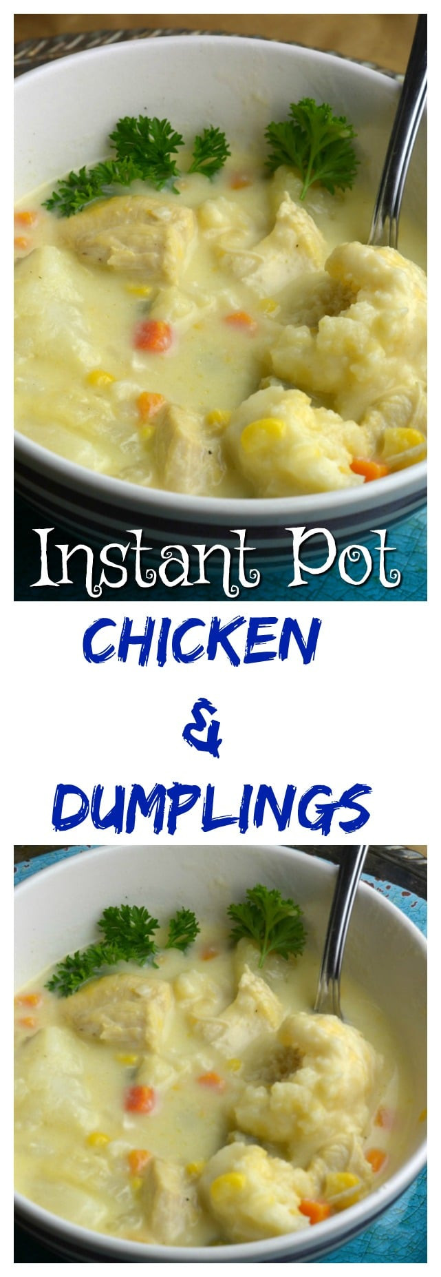 Chicken And Dumplings In Instant Pot
 Instant Pot Chicken and Dumplings Adventures of a Nurse