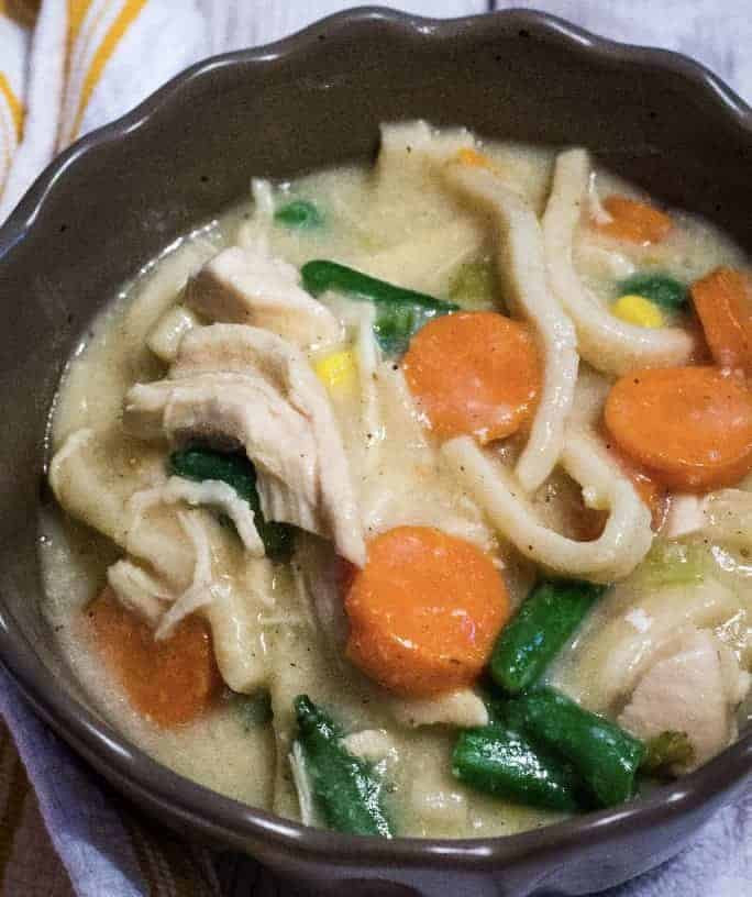 Chicken And Dumplings With Noodles
 Chicken and Dumplings with Noodles Margin Making Mom