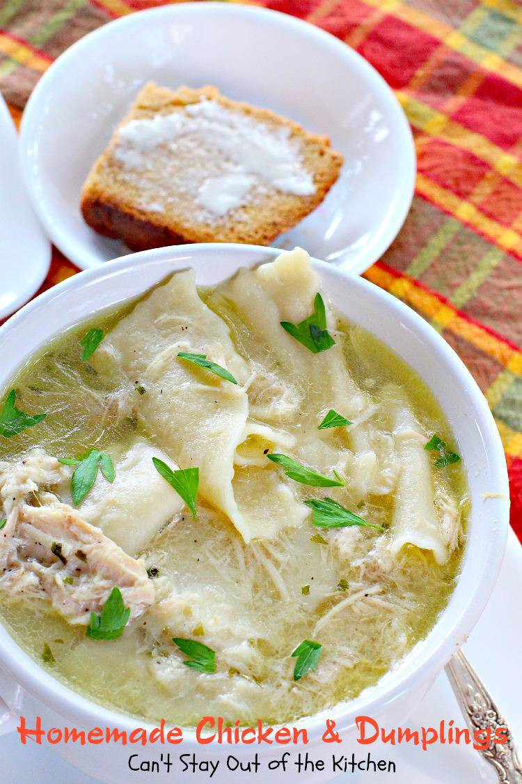 Chicken And Dumplings With Noodles
 Homemade Chicken and Dumplings Can t Stay Out of the Kitchen