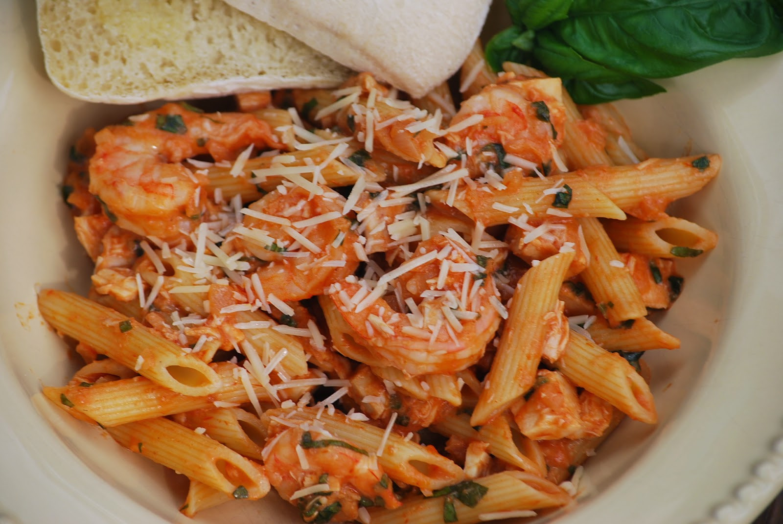 Chicken And Shrimp Pasta Recipe
 My story in recipes Shrimp and Chicken Pasta