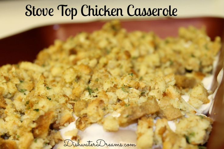Chicken And Stove Top Casserole
 stove top chicken casserole Food Chicken