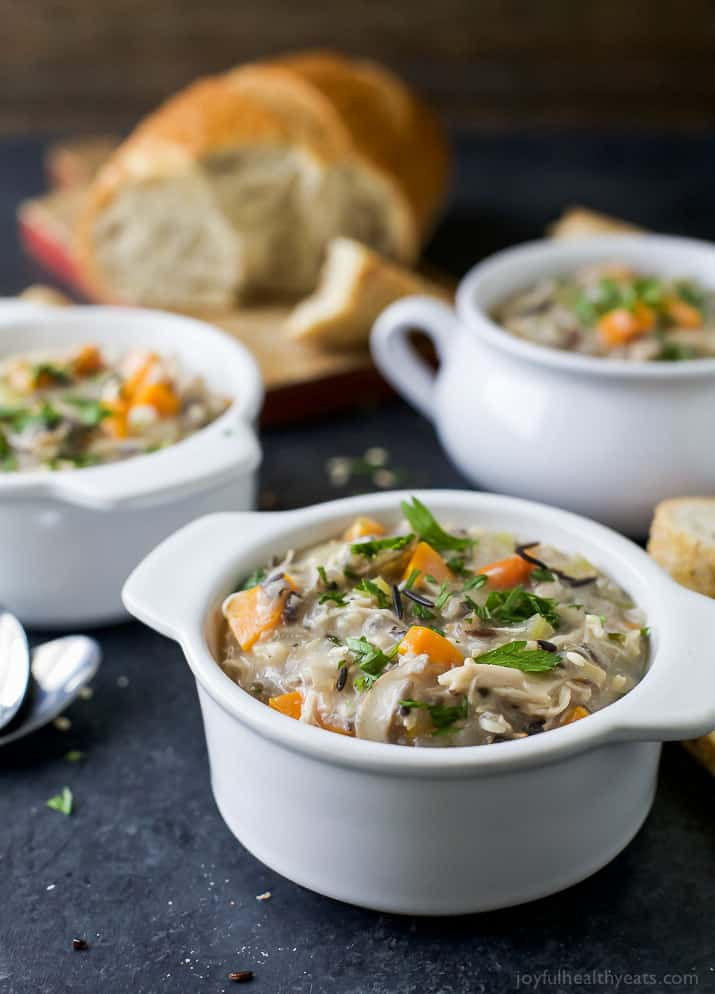 Chicken And Wild Rice Soup Crock Pot
 Easy Crockpot Chicken & Wild Rice Soup