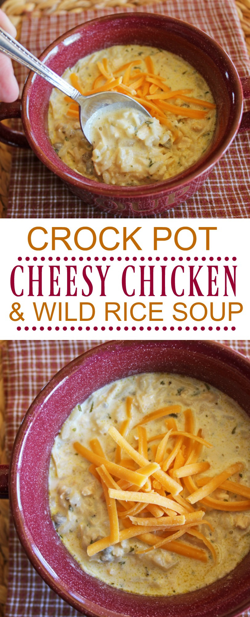 Chicken And Wild Rice Soup Crock Pot
 Cheesy Chicken and Wild Rice Soup Crock Pot