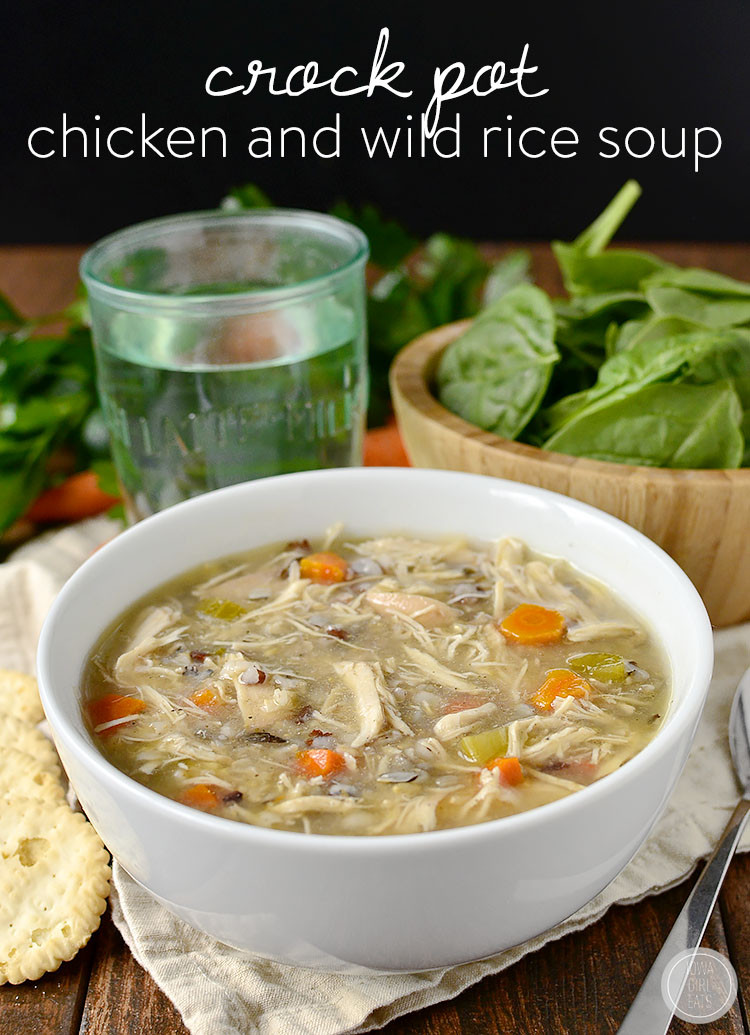 Chicken And Wild Rice Soup Crock Pot
 Crock Pot Chicken and Wild Rice Soup Healthy Crock Pot