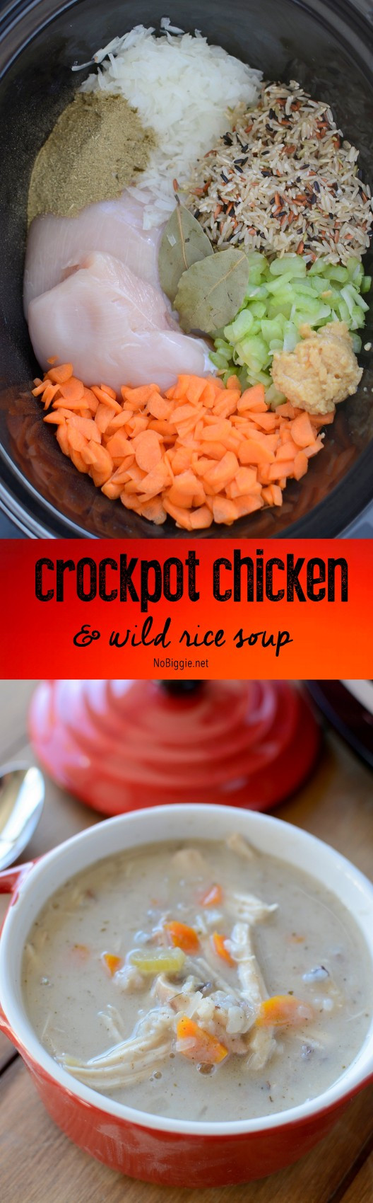Chicken And Wild Rice Soup Crock Pot
 Creamy Crockpot Chicken and Wild Rice Soup