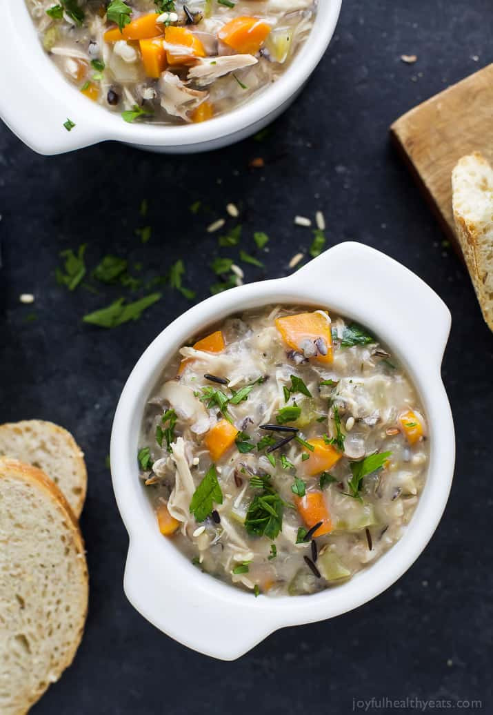 Chicken And Wild Rice Soup Crock Pot
 Easy Crockpot Chicken & Wild Rice Soup