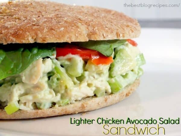 Chicken Avocado Salad Sandwich
 Lighter Chicken Avocado Salad Sandwich The Best Blog Recipes