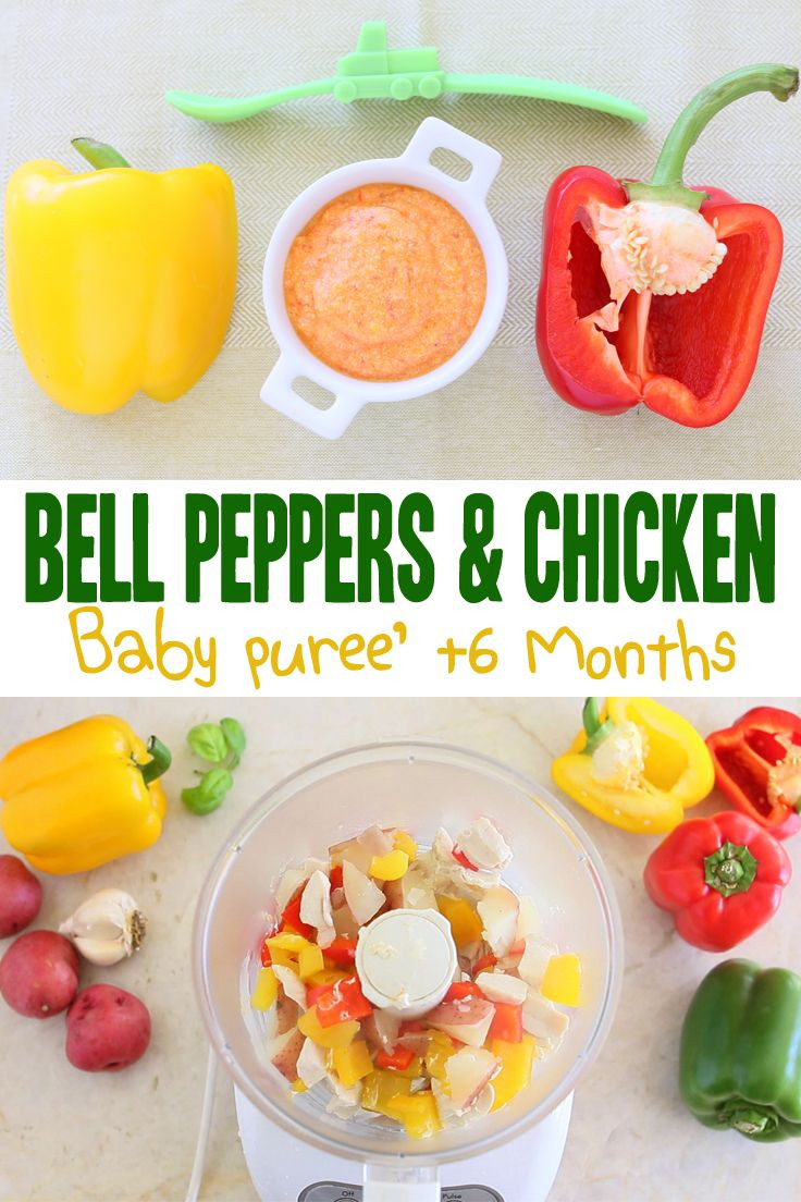 Chicken Baby Food Recipe
 Bell Pepper & Chicken Baby Puree 6M Recipe
