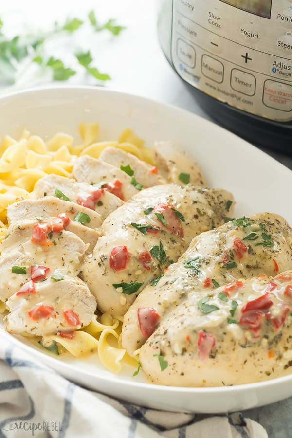 Chicken Breast Recipes Instant Pot
 Creamy Italian Instant Pot Chicken Breasts pressure