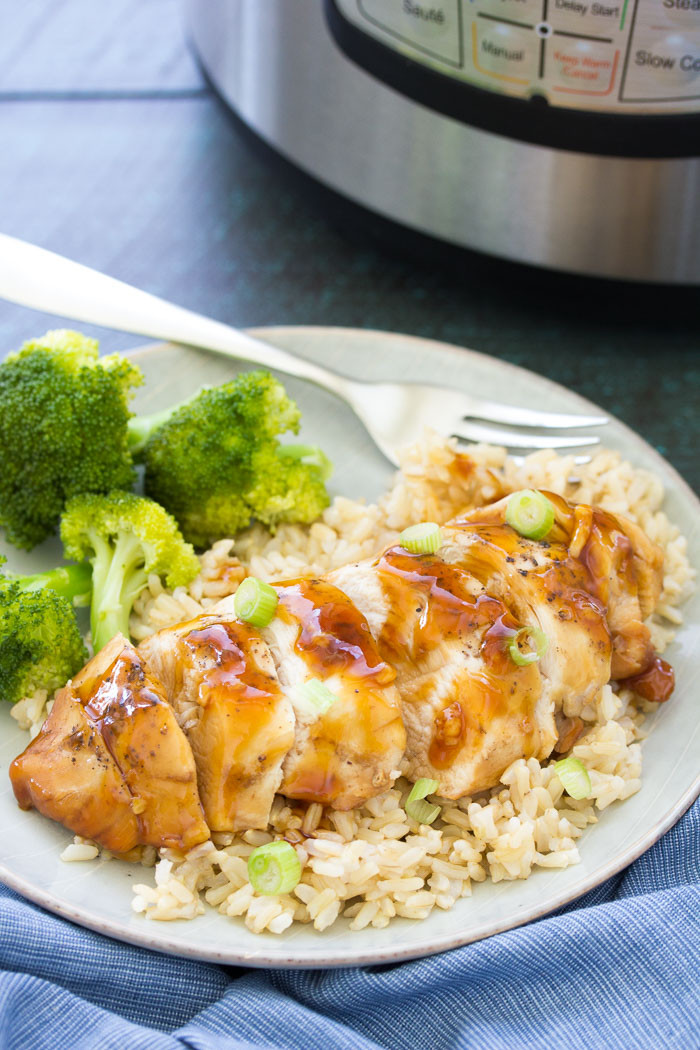 Chicken Breast Recipes Instant Pot
 Honey Garlic Instant Pot Chicken Breasts Kristine s Kitchen