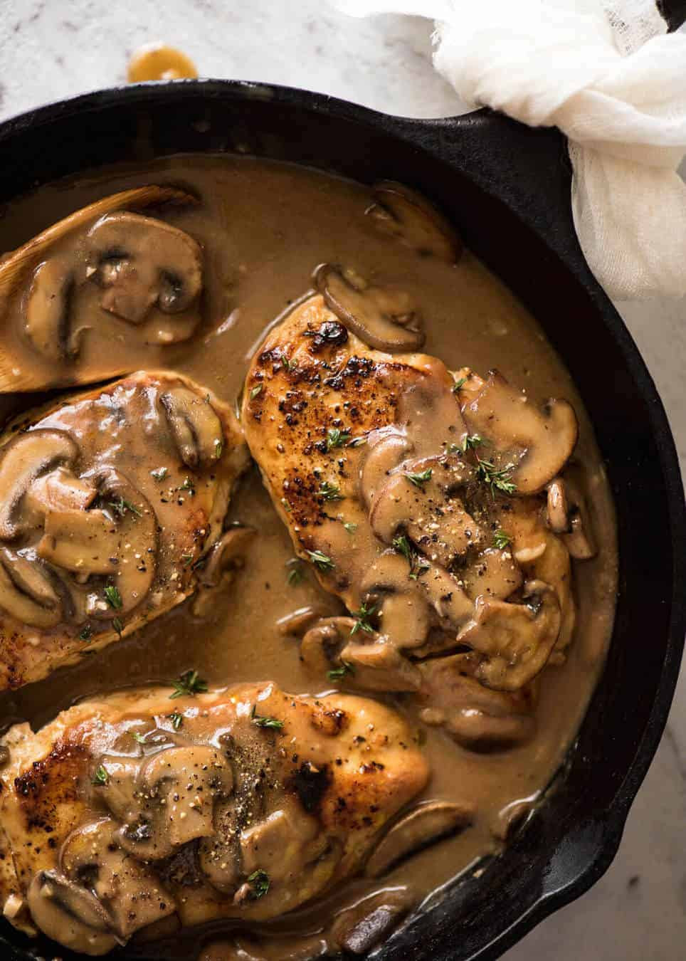 Chicken Breasts And Mushrooms Recipe
 Chicken with Mushroom Gravy