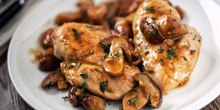 Chicken Breasts And Mushrooms Recipe
 Chicken Breast with Sautéed Mushrooms Recipe