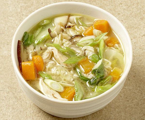 Chicken Noodle Soup For Baby
 Chicken Noodle Soup with Baby Bok Choy and Shiitake