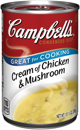 Chicken Pot Pie With Cream Of Mushroom Soup
 Campbell s Condensed Soup Cream of Chicken & Mushroom 10