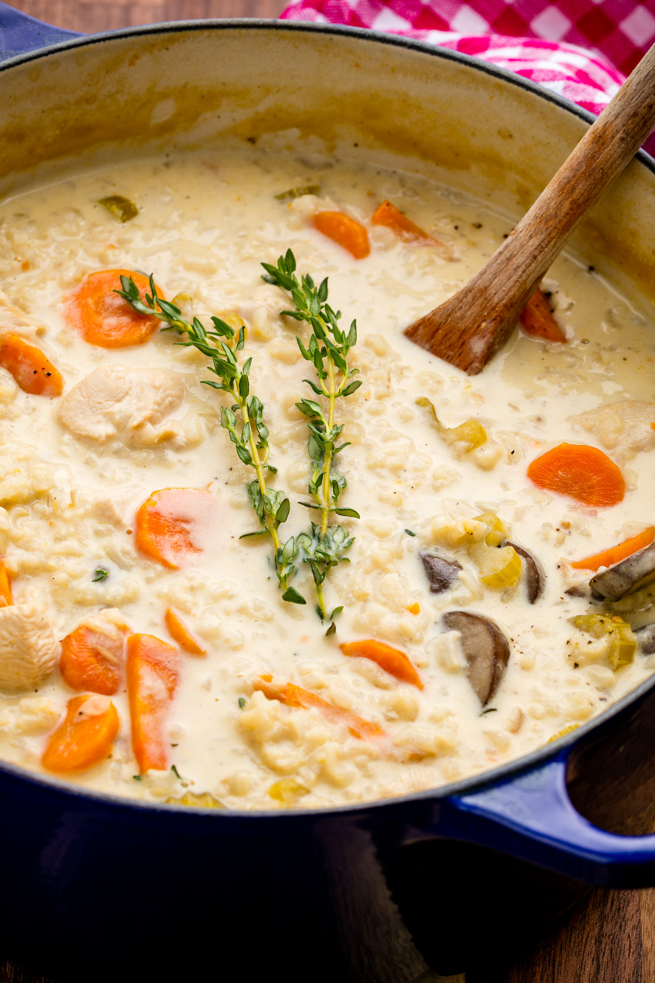 Chicken Recipes With Cream Of Mushroom Soup
 Creamy Chicken and Mushroom Soup Recipe—Delish