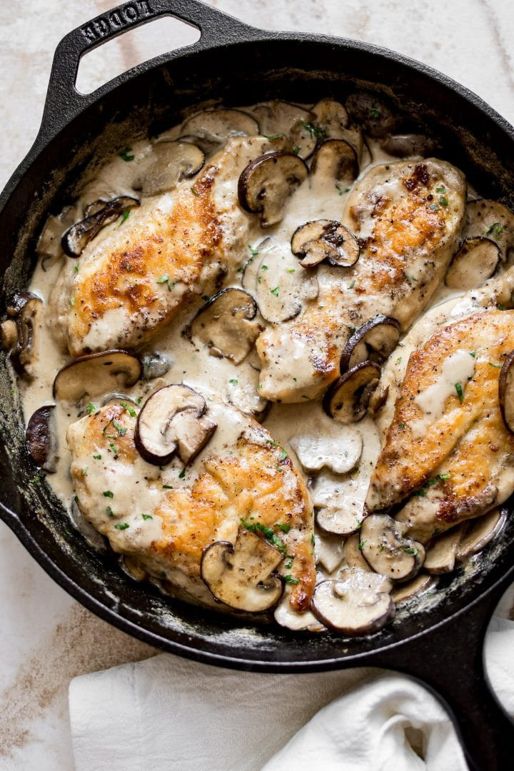 Chicken Recipes With Cream Of Mushroom Soup
 Creamy Mushroom Chicken • Salt & Lavender