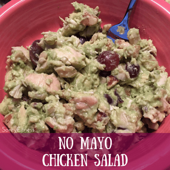 Chicken Salad No Mayonnaise
 Avocado Chicken Salad No Mayo Required & Paleo Friendly