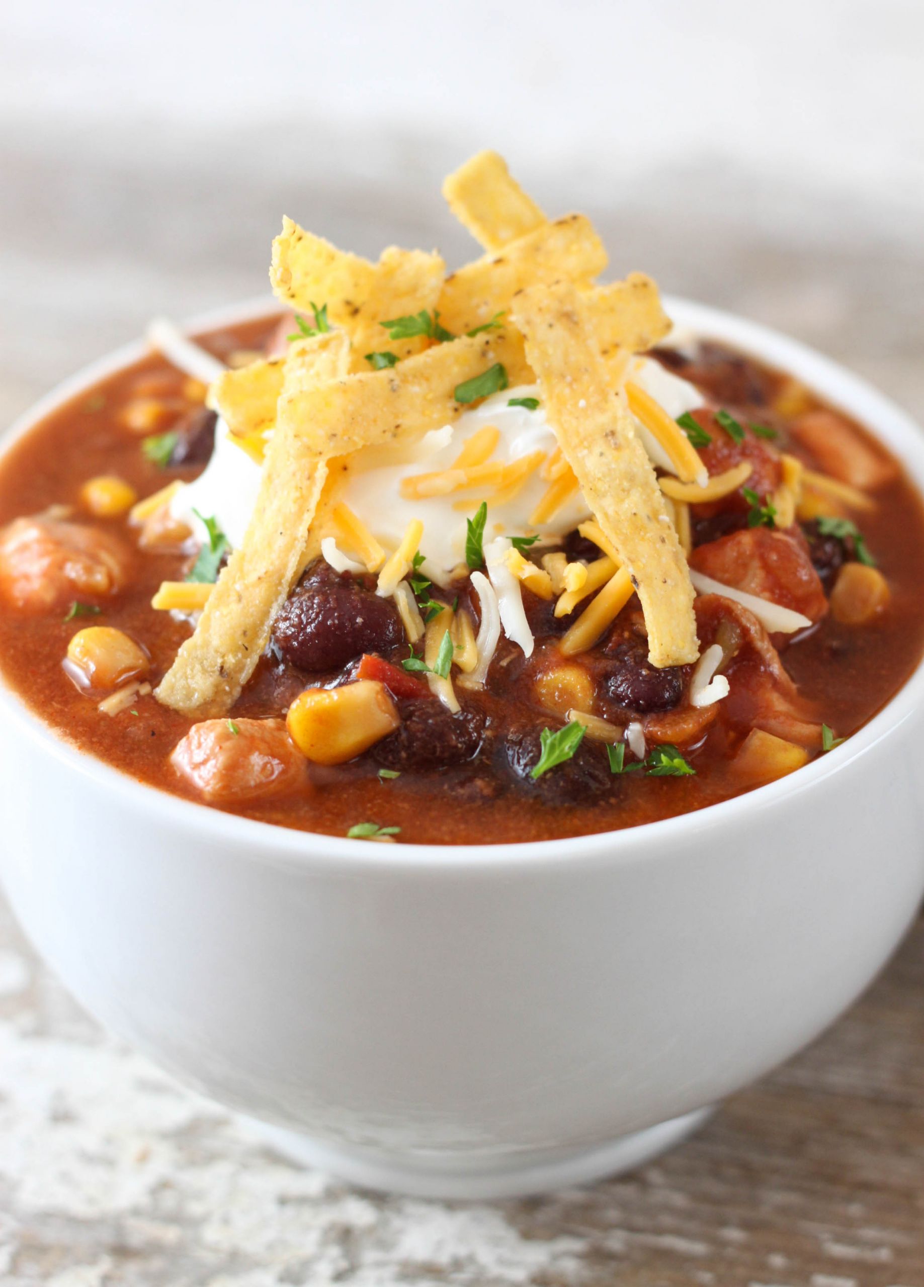 Chicken Tortilla Soup Slow Cooker Recipe
 Crock Pot Chicken Tortilla Soup The Farmwife Cooks