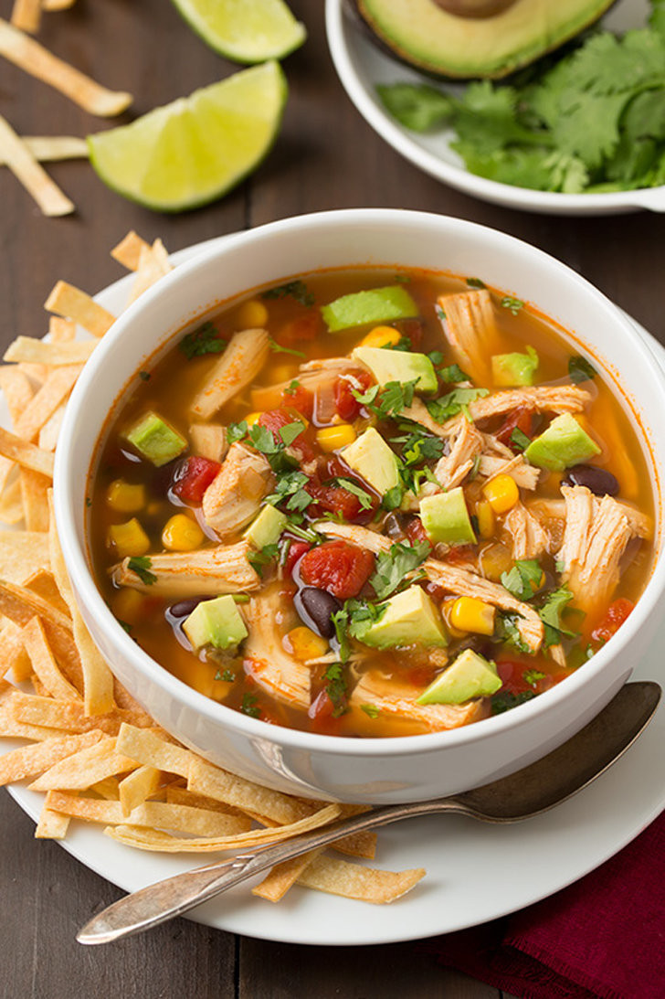 Chicken Tortilla Soup Slow Cooker Recipe
 Slow Cooker Chicken Tortilla Soup